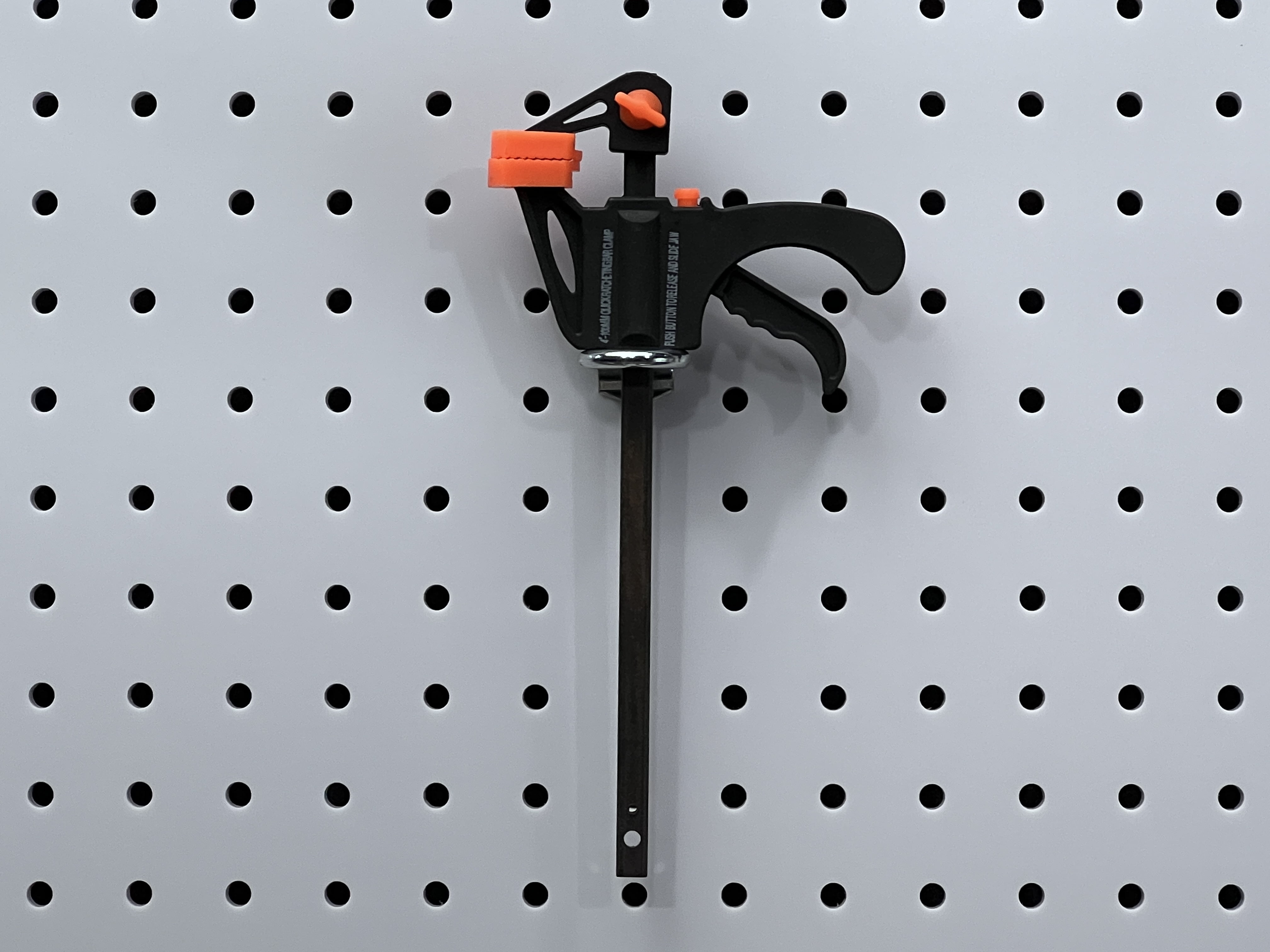 Triton Products 3/4 inch Single Ring Tool Holder Steel Pegboard Hook, 10pk