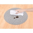 thumbnail image 3 of Unique Bargains Set of 6 PU Placemats for Kitchen Gray 15*15in, 3 of 7