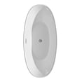 thumbnail image 4 of Wyndham Collection WCBTE652066ATP11PC 66 in. Dorrit Freestanding Bathtub in White with Floor Mounted Faucet, Drain & Overflow Trim in Polished Chrome, 4 of 8
