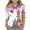 Pink-2, variant on Virmaxy 3-13y Printed Shirts For Kids Summer Loose Cartoon Printed Crewneck T Shirts Short Sleeve Lightweight Blouses Black 110