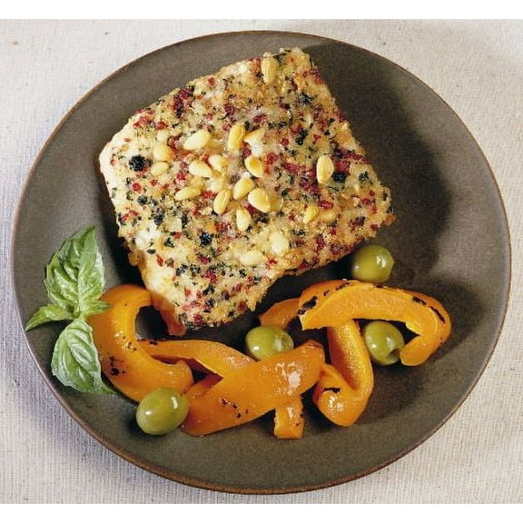 Fishery Mediterranean Salmon with Dried Tomato and Pine Nuts, 10 Pound - 1 each.