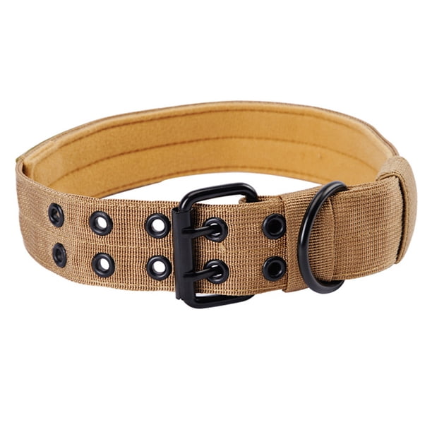 Collar para perros con asa - collar táctico para razas pequeñas, medianas y grandes -