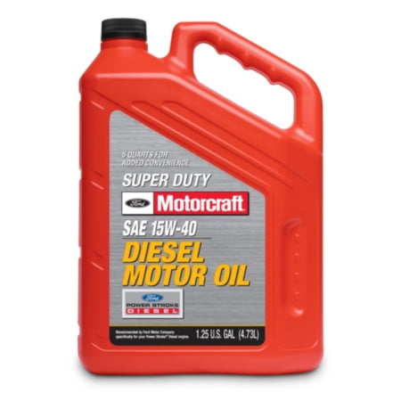 Motorcraft Motorcraft Super Duty Diesel Oil, 15W-40 - A premium-quality motor oil specifically developed for Ford Motor Company vehicles, 5 quart jug, sold by (Best Oil For Vehicles)