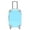 D, variant on Miniature Travel Suitcase Storage Box With Telescopic Handle And Wheels, Translucent Plastic Doll Suitcase For Cake Toppers And Gifts, Multiple Colors (Multicolor ,A)