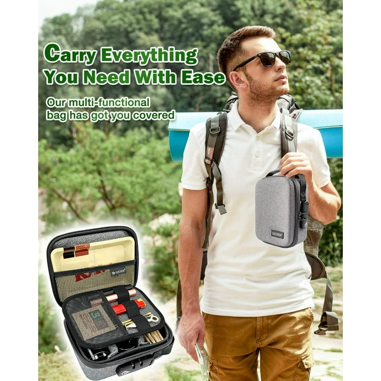 OZCHIN Hard EVA Case with Combination Lock, 7.5