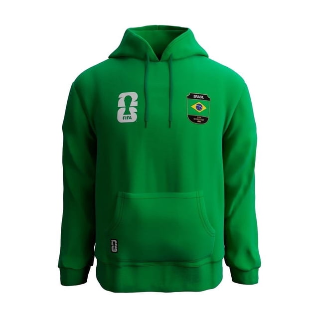 Hoodie Fexpro FIFA Fifa Hoodie Verde Escudo Brasil Talla CH