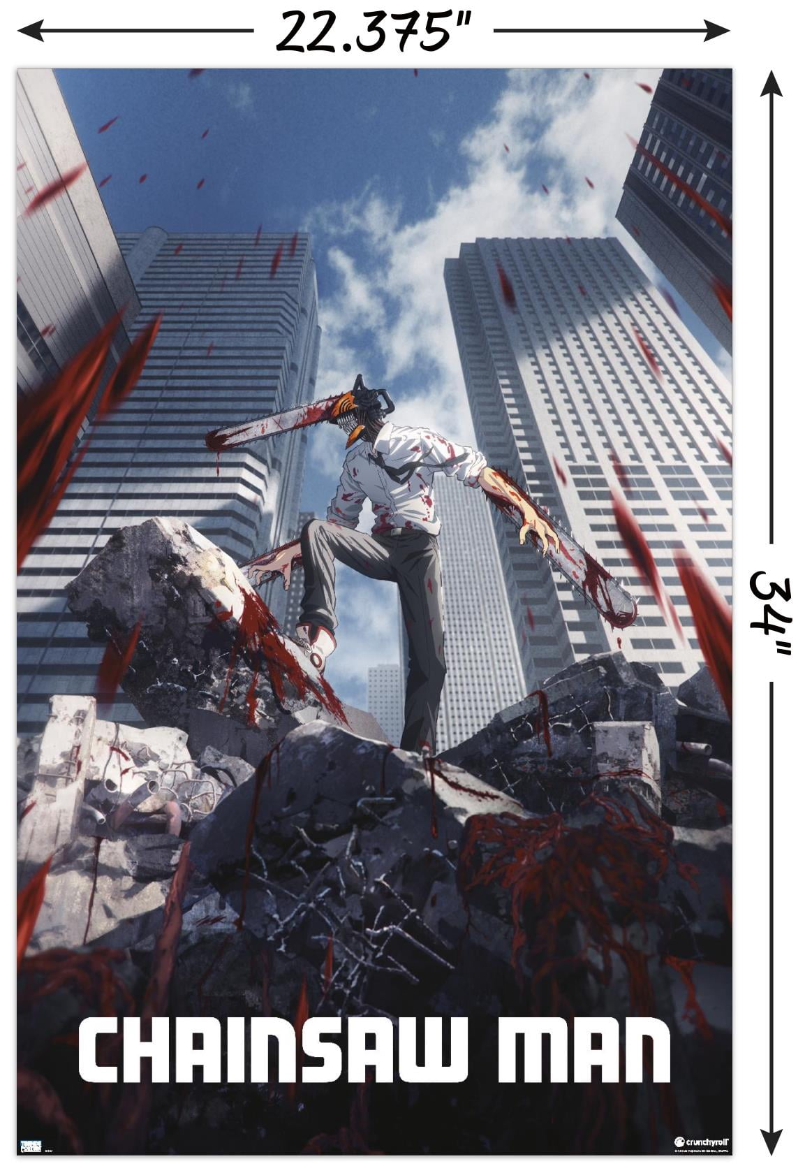 Chainsaw Man - Key Art Wall Poster, 22.375
