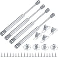 thumbnail image 1 of Kit de 4 amortiguadores de gas, soporte de elevación con resorte de gas, 100 N/10 kg, cierre suave para puerta de armario de cocina y armario., 1 of 5