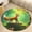 Flannel, variant on Enchanted Forest Fox Scene Round Area Rugs for Bedroom Living Room, 4FT Soft Comfy Indoor Circle Carpets, Floor Mat