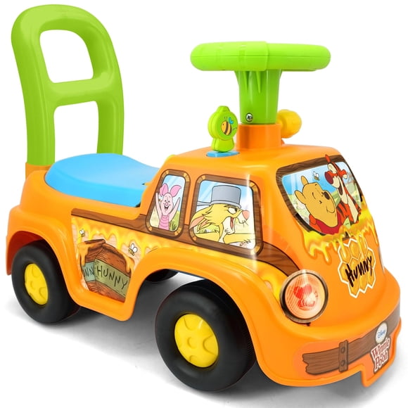Auto de paseo Kiddieland Winnie the Pooh Honey Van con luces y sonidos