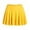 b-Yellow, variant on Kids Girls Tennis Skirts with Built-in Shorts Casual High Waist Ruffle A-line Skorts with Pockets, Workout Sports Running Skorts for Girls 5-6 Years
