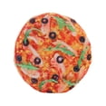 thumbnail image 1 of Cojín para sofá, cojín con forma de comida de imitación, almohada decorativa de felpa, almohada decorativa para sala de estar, accesorios para la cama Pizza, 1 of 8