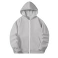 thumbnail image 7 of Generic Girls Oversized Zip up Hoodie Trendy Youth Hooded Sweatshirt Winter Cute Kids School Jacket Fall Clothes for 4-12 Years, 7 of 7