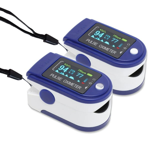 2Pack OxiWizard Pulse Oximeter, Finger Pulse Oximeter and OLED Display