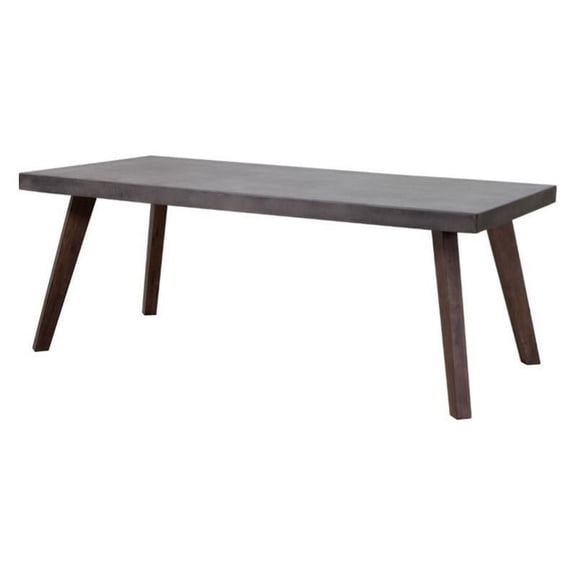 Son Outdoor Dining Table Cement & Natural