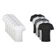 thumbnail image 1 of Camiseta de cuello redondo para hombre Gildan, paquete de 11, blanca y surtida, talla M, 1 of 1
