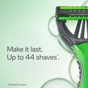 Schick Xtreme 3-Blade Disposable Razors for Men, 8 Ct, Mens Sensitive Skin Manual Disposable Razors