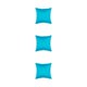 thumbnail image 4 of Funda para cojín de asiento Billuyoard Color sólido Decorativo Respetuoso con la piel Resistente Lavable Sofá Funda de almohada Azul claro 45x45cm, 4 of 6