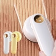 thumbnail image 1 of Fiudx Afeitadora de Telas, Recargable, Quitapelusas para Suéteres, Pantalla Led, Cabezal de Acero Inoxidable de 6 Cuchillas, Quitapelusas para Ropa, Alimentación Por Usb, Ideal para Viajes En Casa, B, 1 of 7