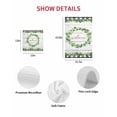 thumbnail image 7 of Spring Eucalyptus Leaves Kitchen Dish Towels for Drying Dishes Set of 3, Farmhouse Botanical Gray Wood Waffle Weave Microfiber Hand Tea Bathroom Towels Quick Dry & Absorbent Towel 12x12, 7 of 7