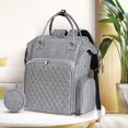 thumbnail image 1 of Mochila Oxford Mochila Oxford Almacenamiento portátil Agujas de ganchillo Bolsas de hombro (Gris), 1 of 9