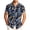 Dark Blue#02, variant on LODIENY Men's Short Sleeve Button Down Casual Hawaiian Shirts Summer Beach Holiday Tropical Palm Tree Sunset Printed Big and Tall Regular Fit Tops Trendy Graphic Tees Shirt Blue#01 S