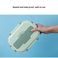 thumbnail image 2 of Shengyu Lunch Box Food Container 3 Grids Lunchbox Work Picnic Kitchen Accessories Snack Leakproof Storage Microwavable Pink/3 grids, 2 of 9