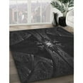 thumbnail image 3 of Ahgly Company Machine Washable Indoor Rectangle Transitional Midnight Gray Area Rugs, 5' x 8', 3 of 7