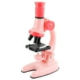 thumbnail image 1 of Pink Kids Science Microscope Toy Hd 100X 600X 1200X Magnification For Biological Exploration Experimental Kit Educational Tool Size 5.12X3.35X9.06 Inches Weight 0.60 Lbs, 1 of 3