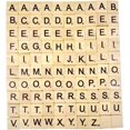 thumbnail image 1 of Wooden Letters from-Puzzle Alphabets A to Z,100 Wood, Black, 1 of 5