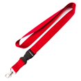 thumbnail image 1 of Badge Holder Hanging Neck Strap Lanyard Multi Functional Lanyard For Mobile Phone Keys Metal Ring ID Name Card Safety 2cm Wide Red, 1 of 6