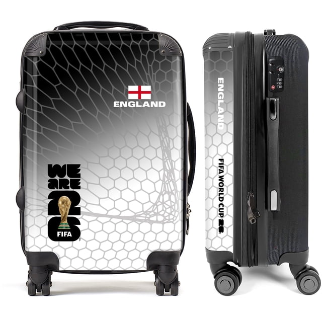 England4 FIFA World Cup 2026TM Valise Cabine 20” à Roulettes Pivotantes avec Cadenas TSA