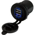 thumbnail image 1 of Enchufe de alimentación USB Sea Dog 426515-1, doble USB de 5 V/4,2 A., 1 of 1