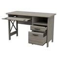 thumbnail image 1 of Inval America 2-Drawer Computer Desk with Keyboard Tray in Gray Smoke Oak, 1 of 9