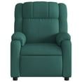 thumbnail image 5 of vidaXL Massage Recliner Chair Dark Green Fabric, 5 of 5