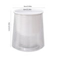 thumbnail image 3 of Fiudx Liquidación de ofertas flash Macetas pequeñas para flores, de plástico, para interior, sala de estar, escritorio, almacenamiento de agua, desorden, cultivo, autoabsorbentes, transparentes, para, 3 of 7