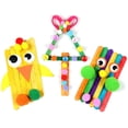 thumbnail image 4 of 600 Pcs Bâtonnets en Bois pour Popsicle, Spatule en Bois pour Bricolage, Bâtonnets en Bois pour Remuer Bâtonnets en Bois pour Crème Glacée Bâtonnets en Bois, 4 of 5