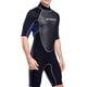 thumbnail image 1 of Traje de baño deportivo de manga corta para hombre, de una pieza, con cremallera en la espalda y surf L, 1 of 9