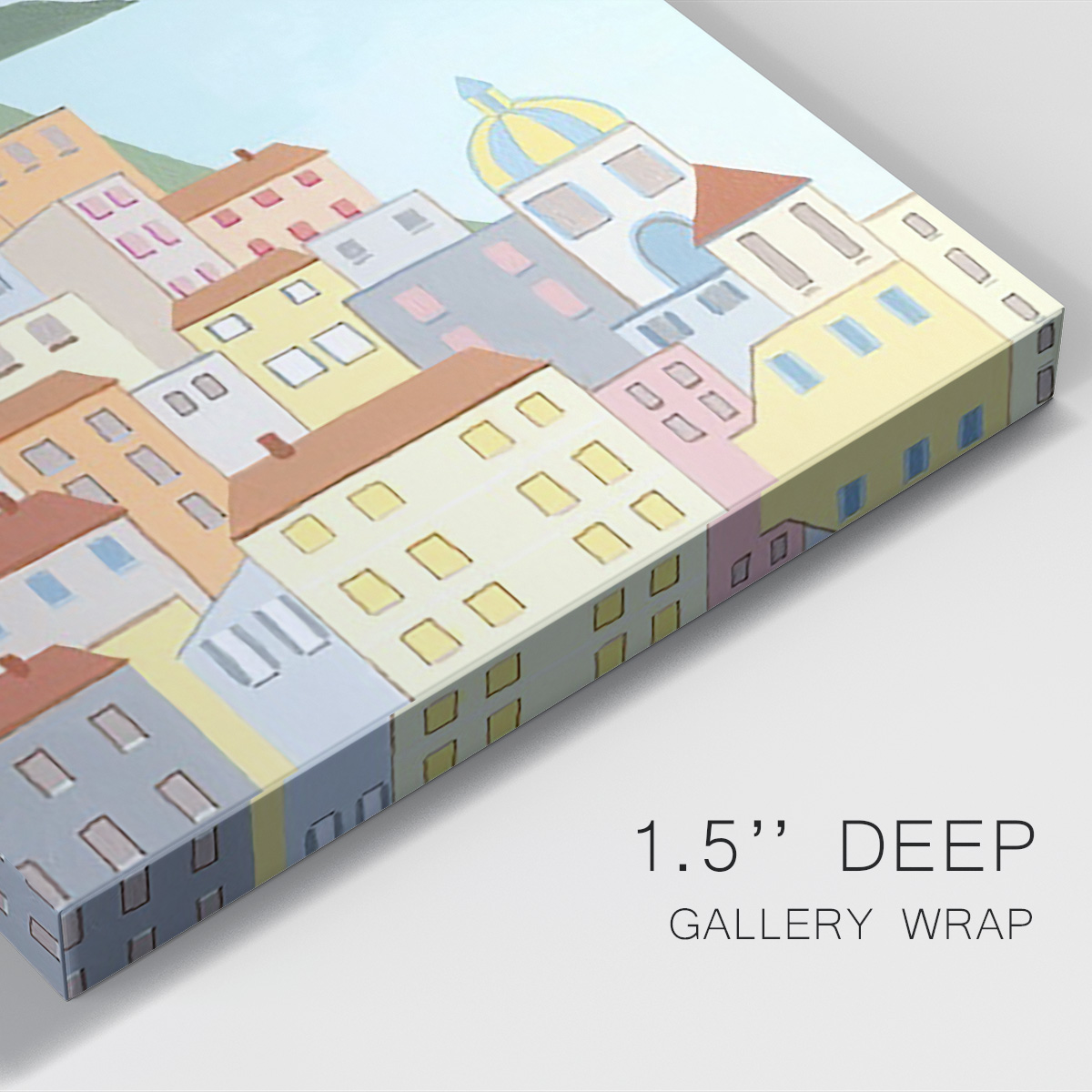Living by the Sea I Premium Gallery Wrapped Canvas - Ready to Hang