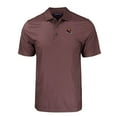 thumbnail image 2 of Men's Cutter & Buck Burgundy Washington Commanders Helmet Big & Tall Pike Eco Tonal Geo Print Stretch Recycled Polo, 2 of 3