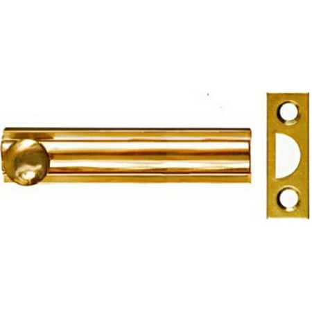 

N197-970 3 in. Solid Brass Surface Bolt