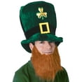 thumbnail image 2 of Plush Leprechaun Hat w/Beard, (1/Pkg), 2 of 2