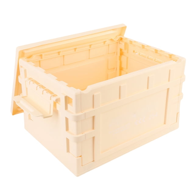 Spacious Storage Bin with Excellent Load Bearing, Easy Assembly and Wheels, Stackable Storage Bin for Clothes and More, Folding Box for Home and Outdoor Organization