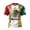 OTHER, variant on Mens Soccer Shirt Mexico Jersey Raglan Tops Short Sleeve Graphic T Shirt All Over Star Print Tee Fan Casual Tops TeeL
