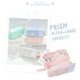 thumbnail image 3 of Prism Pencil Case Pen Bag Cream Color Large Capacity Soft More Pocket Storage Pouch for Stationery School A7446 Reverie, 3 of 6