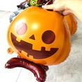thumbnail image 2 of Miniglobos de calabaza de pie para Halloween, decoración de fiesta de Halloween, 4D, fantasma, 1 unidad, 2 of 4