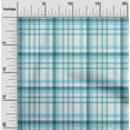 thumbnail image 2 of oneOone Georgette Viscose Light Blue Fabric Plaid Sewing Craft Projects Fabric Prints By Yard 42 Inch Wide, 2 of 4