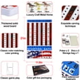 thumbnail image 2 of Juego de mesa de carreras de caballos de lujo de madera maciza, 2 of 6