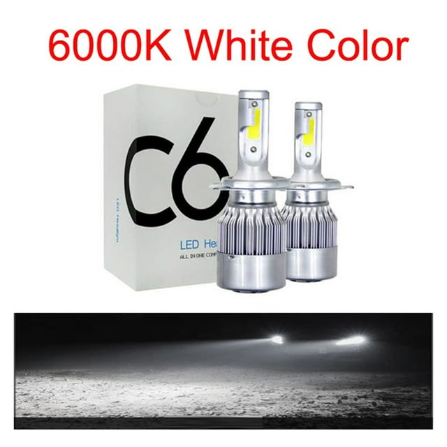 Super bright H4 LED H7 H11 H1 H3 COB Chip Auto Car Headlight 72W 8000LM High Low Beam All In One Automobiles Lamp ,Easy to Use