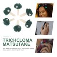 thumbnail image 4 of 6 unids Adornos de hongos hechos a mano DIY Charm Broche Horquilla DIY Suministros, 4 of 5